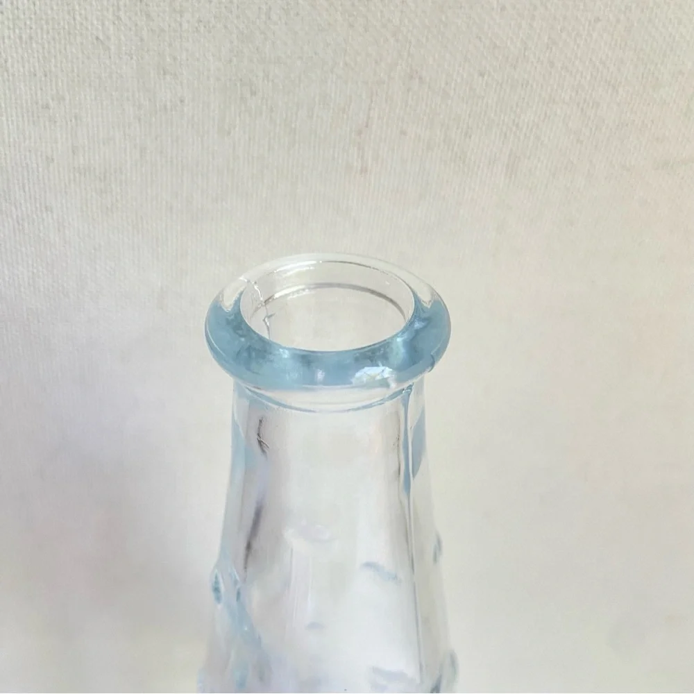 IKEA Emma Dafnas vintage clear glass hobnail dots bud vase made in Poland